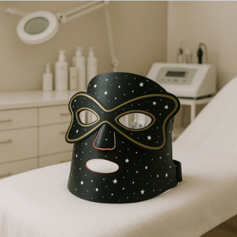 LED -Lichtgesichtsmaske tragbare Rotlichttherapie