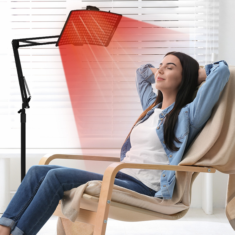 Stehendes rotes Licht infarierte Lichttherapieplatte