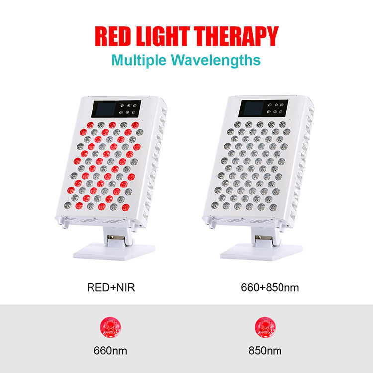 Desktop-PDT-Gerät für die LED-Lichttherapie mit rotem Panel